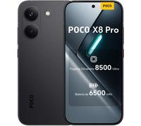 Xiaomi POCO X8 Pro Smartphone 5G, Pantalla AMOLED 6.59" 120Hz 1.5K, 12GB RAM + 512GB, MediaTek Dimensity 8500-Ultra, Cámara 50MP OIS, Batería 6500 mAh con Carga 100W, Negro, IP68