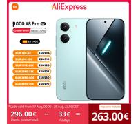 Xiaomi POCO X8 Pro Smartphone 5G, Pantalla AMOLED 6.59" 120Hz 1.5K, 12GB RAM + 512GB, MediaTek Dimensity 8500-Ultra, Cámara 50MP OIS, Batería 6500 mAh con Carga 100W, Negro, IP68
