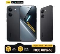 POCO X8 Pro 5G Versión Europea 256GB/512GB 6.59" AMOLED 1.5K 120Hz 6210mAh 50MP OIS IP68 NFC Dimensity 8500-Ultra Sin Cargador White