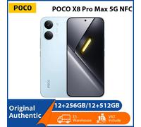 POCO X8 Pro MAX 5G NFC, teléfono inteligente con procesador Dimensity 9500S, batería de 8500 mAh, pantalla AMOLED de 6,83 pulgadas y 120 Hz, cámara de 50 MP con estabilización óptica de imagen (OIS).