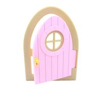 Pocoiau 1/12 Casas De Muñecas En Miniatura Puerta Hadas Diseño Cuentos Hadas para Manualidades Modelo Proyecto Escena Patio Decoración Exhibición Accesorios para Casas Muñecas En