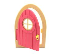 Pocoiau 1/12 Casas De Muñecas En Miniatura Puerta Hadas Diseño Cuentos Hadas para Manualidades Modelo Proyecto Escena Patio Decoración Exhibición Accesorios para Casas Muñecas En