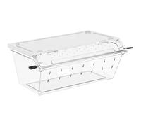Pocoiau 3. Acrílico Transpirable con Fácil Acceso A La Alimentación. Recinto Transparente para Observación De Serpientes Y Grillos. Contenedor para Guardianes De Grillos.