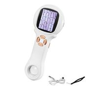 Pocoiau 500X Microscope USB Recharging Magnifier with Built in LED Light Educational Magnification Tool for Kid Learning Educational Toy