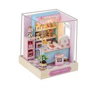 Pocoiau Atractivo Conjunto De Creación Modelos Estructura Madera Proyecto Pasatiempo Interactivo para Vínculo Familiar Y La Estética del Hogar Conjunto Ensamblaje Cabaña Madera Hecho A