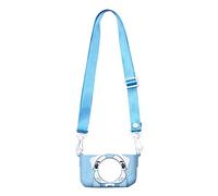 Pocoiau Bolsa portátil para cámara de niños, ajustable, antivibración, para niños, funda protectora de silicona, Blue, Subject to the actual product