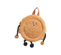 Pocoiau Bolso de hombro con temática lúdica, construcción de felpa ligera, ergonómica, para llevar y almacenar, divertida bolsa cruzada de felpa inspirada en el pan, b, One Size