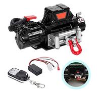 Pocoiau Cabrestante De Metal Rodamiento Resistente Juego De Rescate De Parachoques Delantero Pieza De Repuesto para 1/10 Crawler SCX10 D90 D110 Modelo De Juguete