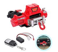 Pocoiau Cabrestante De Metal Rodamiento Resistente Juego De Rescate De Parachoques Delantero Pieza De Repuesto para 1/10 Crawler SCX10 D90 D110 Modelo De Juguete