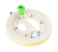 Pocoiau Carrete de cuerda de cometas resistente a los enredos, herramienta de carrete de cuerda premontada, para jardines voladores recreativos, carrete de mano de campo abierto para exteriores