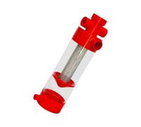 Pocoiau Colector de residuos de acuario de acero inoxidable, herramienta eficiente de eliminación fecal para agua salada, arrecife, estanque, terrario, paludario, tanques de cría, limpiador para