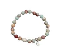 Pocoiau Collar de moda para mujer, hecho a mano con cuentas de piedra natural y perlas, decoración para estilos de aspecto elegante