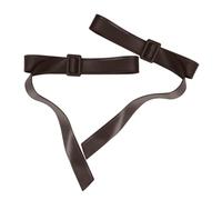 Pocoiau Correa ajustable de moda para mujer, de piel sintética, banda fresca para cortavientos y ropa de invierno, gabardina de repuesto, marrón, Talla única