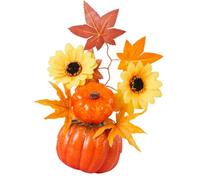 Pocoiau Decoración De Calabazas Halloween Espuma No Tóxica Fácil Usar Textura Realista Hojas Otoño para Hogares Escaparate Tiendas Decoraciones Halloween No Tóxicas para La Familia