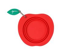 Pocoiau Dispensador De Agua Comederos Plegables para Perros Clip Bloqueo Diseño Viaje Plegable Senderismo Camping Construcción Silicona Tazón Silicona para Mascotas Grado Alimenticio