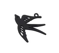 Pocoiau Elegante Dije con Forma De Golondrina con Diseño Materiales Aleación Calidad Componente Joyería para La Creación Accesorios Elegante Dije Aleación