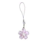 Pocoiau Elegante Llavero De Flor Transparente Con Tema Floral Dulce Cadena Para Teléfono Decoración Multiusos Mochilas Escolares Llaveros De Niñas Estudiantes