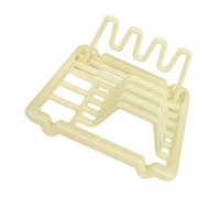 Pocoiau Estante para Platos En Miniatura A Escala 1/12 Modelo De Casa Muñecas Accesorio Cocina para Manualidades Modelo Proyecto Escena Exhibición Casa Muñecas Accesorios