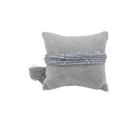 Pocoiau Flecos de cuentas de cristal hechos a mano con borlas de capa, adecuados para uso diario casual y eventos especiales, talla única, como se describe