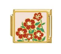 Pocoiau Herramienta De Eslabón Pulsera Conector Eslabón Correa Accesorio Banda con Tema Floral Textura Acero Inoxidable Componentes Joyería Intercambiables