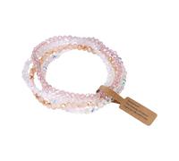Pocoiau Juego de 4 piezas de cristal iridiscente que cambia de color, joyería ligera, accesorios de moda para mujer, juego de vidrio iridiscente, talla única, como se describe