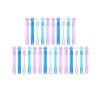 Pocoiau Juego De Varita Burbuja Pequeña Portátil para Niños Celebración Navideña Juguete Aire Libre Construcción Juguete Juego Festivo En Grupo