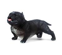 Pocoiau Lindo Modelo De Perro De Ornamento Figuras Realistas Cachorro Artesanías De Césped Paisaje Patio Trasero Decoraciones De Escritorio Figuras De Raza Pequeña para Niños Juguete del