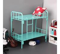 Pocoiau Litera para Casas De Muñecas 1/12 Que Ahorra Espacio Configuración Dormitorio En Miniatura Accesorio Juego Realista Litera Compacta Casas Muñecas Espacios Pequeños