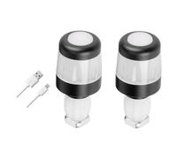 Pocoiau Luz LED De Alto Brillo para Manillar Patinete Eléctrico Lámpara Manillar LED Ciclismo Tapones Extremo Varilla Indicadores Advertencia Seguridad