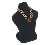 Pocoiau Modelo de maniquí de exhibición de joyas en miniatura 1/12 con collar desmontable para tienda de boutique, casa de muñecas, accesorios de paisaje, casa de muñecas, collar en miniatura, modelo