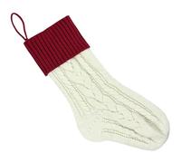 Pocoiau Navideñas De Gran Capacidad Diseño Punto Elegante Tejido Poliéster Uso Múltiple Accesorio Para Hogar Navideñas Espaciosas