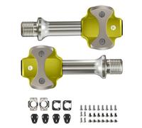 Pocoiau Pedales Automáticos con Bloqueo Automático Aleación De Aluminio Ligera con Rodamientos Sellados Bicicleta Carretera para Entusiastas del Ciclismo Pieza Bicicleta