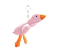 Pocoiau Plush Duck Keychain Collectible Animal Learning Toy Great for Kindergarten Graduation Gifts and Carnival Prizes Cute Stuffed Keychains for Kids Gifts Funny Keychains for Backpacks