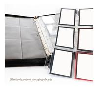 Pocoiau Protector De Tarjetas Página 50 Hojas 900 Capacidad Organizadores Resistentes A Los Arañazos para Tarjetas Comerciales Sujeción Segura Fundas para Carpetas Transparencia