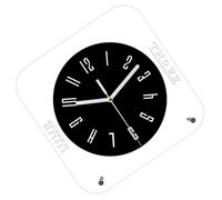 Pocoiau Reloj De Pared Elegante con Pilas Reloj Contemporáneo Que No Hace Tictac para Cocina Sala Estar Decoración Dormitorio Relojes con Pilas
