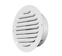 Pocoiau Round Ducting Air Ventilation Covers Wall Vent Covers Stainless Steel Outlet Vent with Builted-in Meshes Easy to Install Ventilation Cover