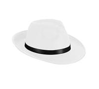 Pocoiau Sombrero Fedora con alas enrollables para adultos, disfraz de magos, juego de roles, unisex, sombrero de fiesta de baile de Panamá para hombre