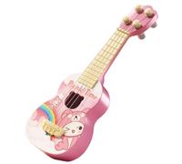 Pocoiau Ukelele Infantil Ligero con Estilos De Dibujos Animados con Cuerda Fácil De Tocar Ideal para Actividades Musicales En Interiores Y Exteriores