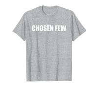 Pocos elegidos Camiseta, Hombre, Gris Jaspeado, XL