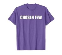 Pocos elegidos Camiseta, Hombre, Morado Jaspeado, L