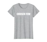 Pocos elegidos Camiseta, Mujer, Gris Jaspeado, M