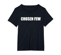 Pocos elegidos Camiseta, Mujer Tallas Grandes, Negro, 5XL Grande