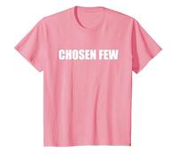 Pocos elegidos Camiseta, Niños, Rosado, 6 años