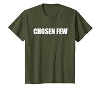 Pocos elegidos Camiseta, Niños, Verde Oliva, 12 años