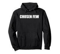 Pocos elegidos Sudadera con Capucha, Unisex para Adultos, Negro, XL