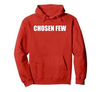 Pocos elegidos Sudadera con Capucha, Unisex para Adultos, Rojo, XXL