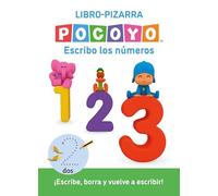 Pocoyó. Lectoescritura - Escribo los números (Libro-pizarra): ¡Escribe, borra y vuelve a escribir! (Altea)