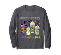 Pocus Hocus Coffee Focus Camisa de Calabaza con Lazo I Need Coffee Manga Larga