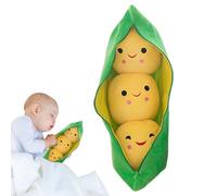 Pod de guisantes rellenos - en Dibujos Animados de Guisante Dulce | Adorable Juguete de abrazo con atributos Dulce para abrazar, ideal para Los Que se acurrucan en la habitación