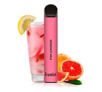 Pod desechable Frumist SIN NICOTINA, Dispositivo de vapeo con eliquid sin nicotina, ideal para dejar de fumar. (PINK LEMONADE)